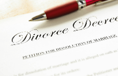Divorce papers