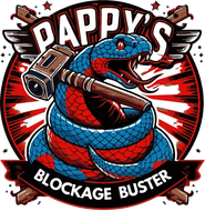 Pappy's Blockage Buster - Logo