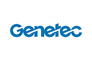 Genetec logo in blue text on a white background