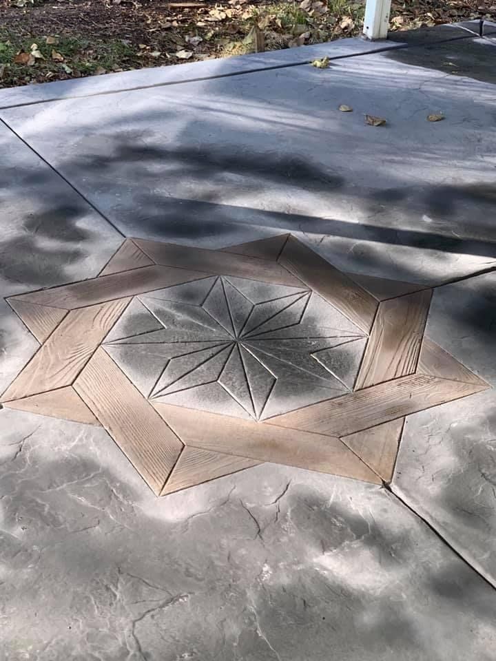 Stamped concrete