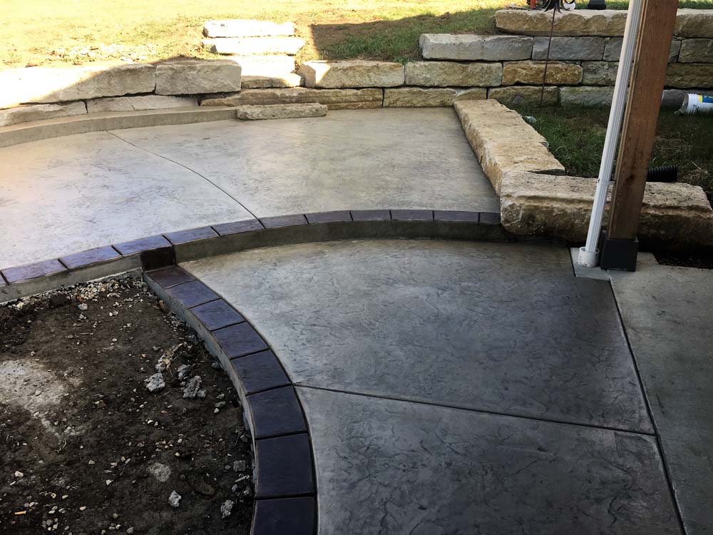 Stamped concrete