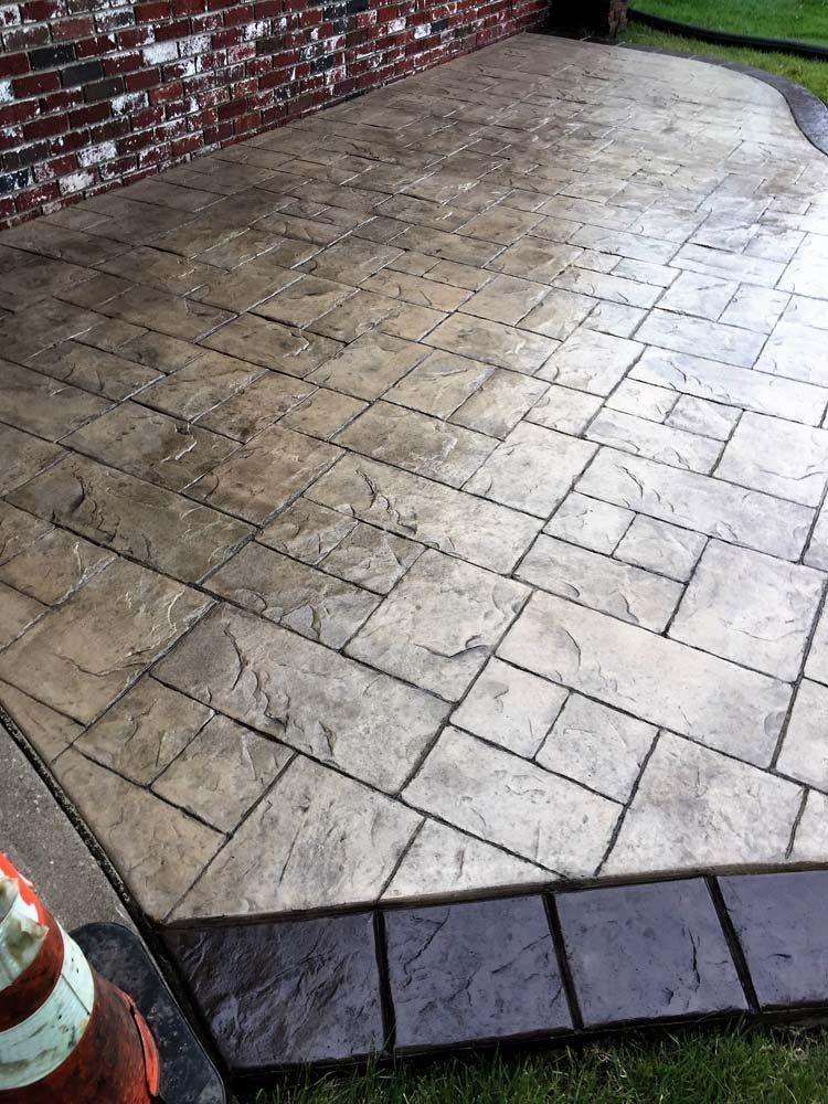 Stamped concrete