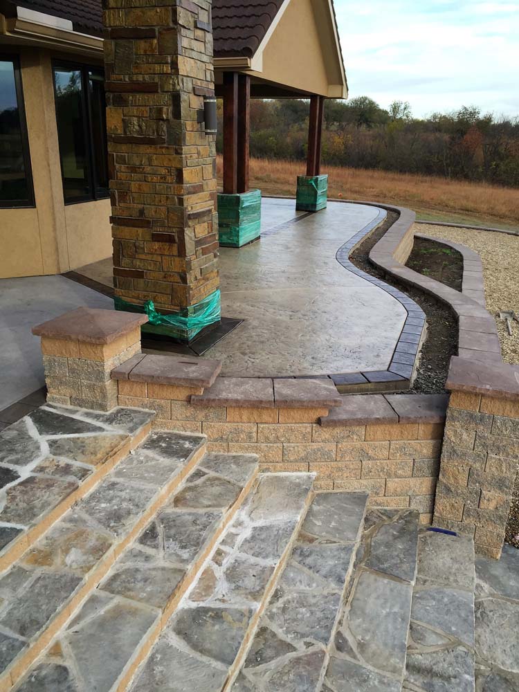 Stamped concrete