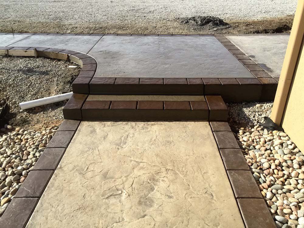 Stamped concrete