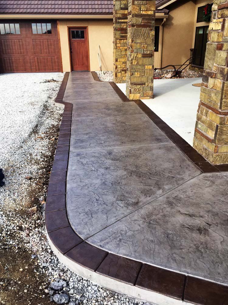 Stamped concrete