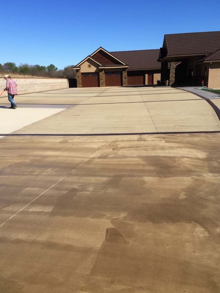 Stamped concrete