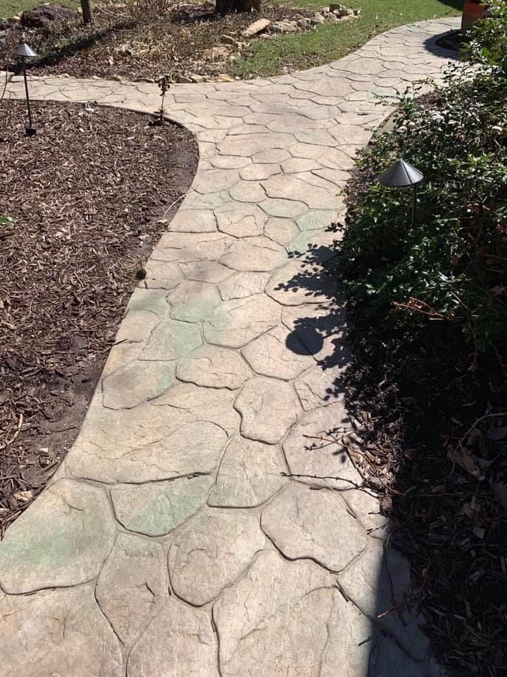 Stamped concrete