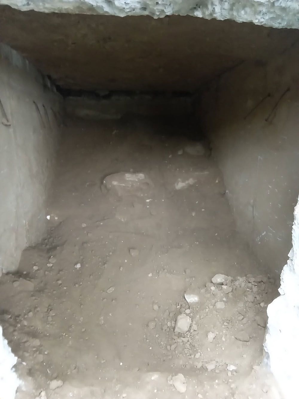 Staircase shed excavation 01