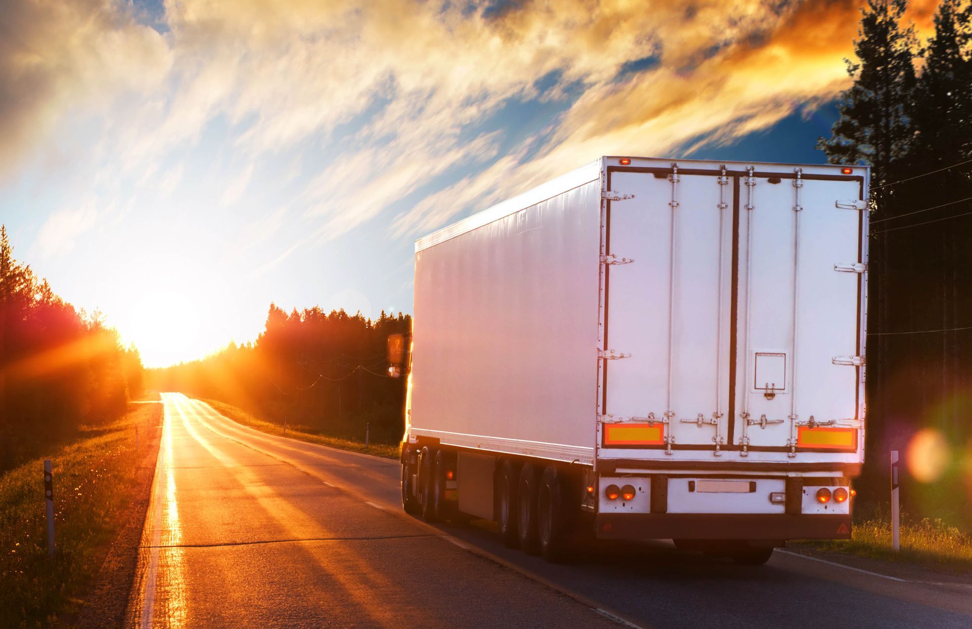 semi truck washing