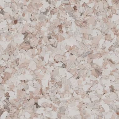 Light-colored flecked flooring with shades of cream, beige, and tan.