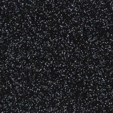 Black surface speckled with white flecks.