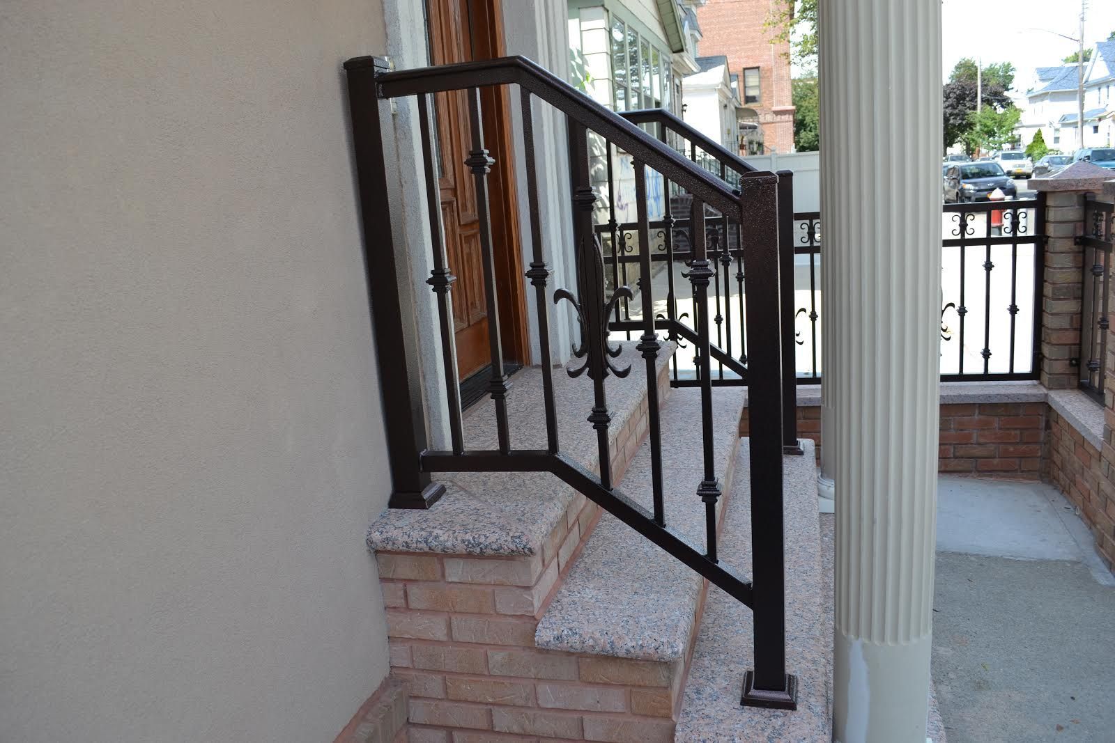 RAILING0011 - Railings for front door stairs