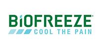 The green Biofreeze logo with the slogan 