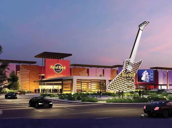 An artist 's impression of the hard rock hotel and casino