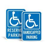 Handicap Parking Signs