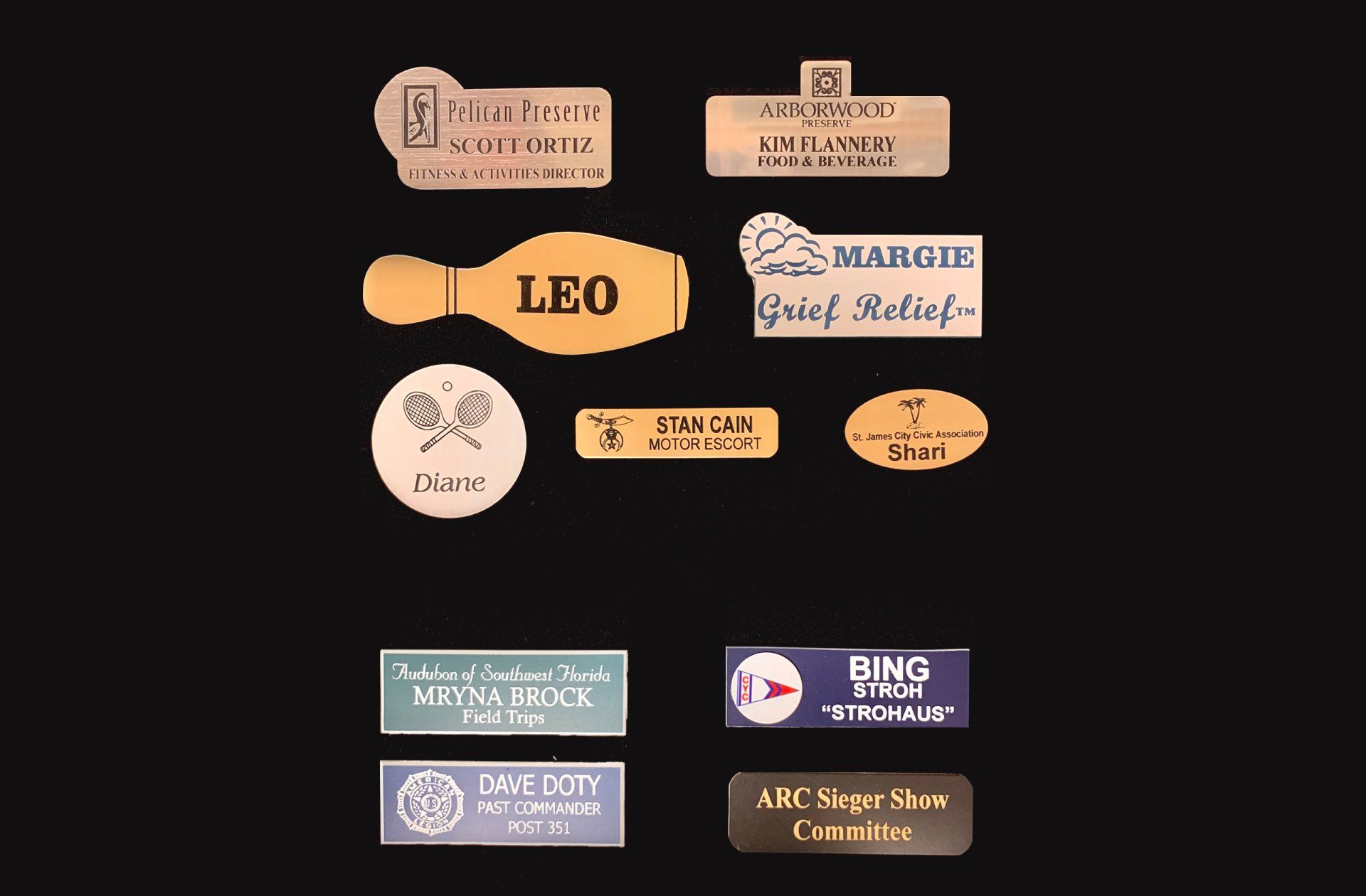 Learn More About Name Tags/Signs Name tags