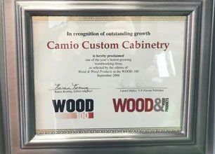 September 2008 - Fastest-growing woodworking firm