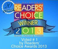 Voted 1 by Readers Choice Awards 2013