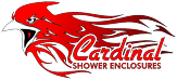 Cardinal shower enclosure