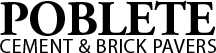 Poblete Cement & Brick Pavers - Logo