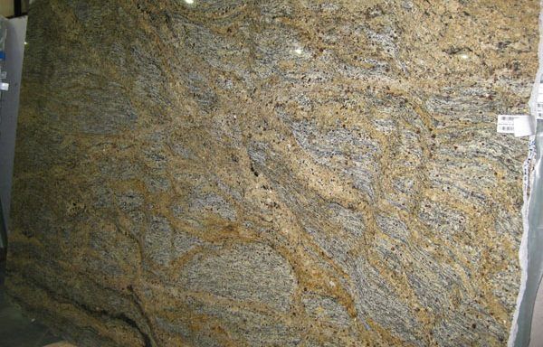 A large piece of granite is sitting on a table.