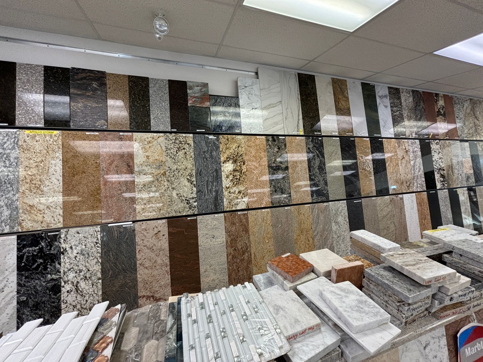 A store filled with lots of different types of tiles.