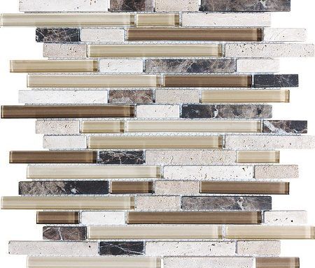 A close up of a tile that looks like marble and glass