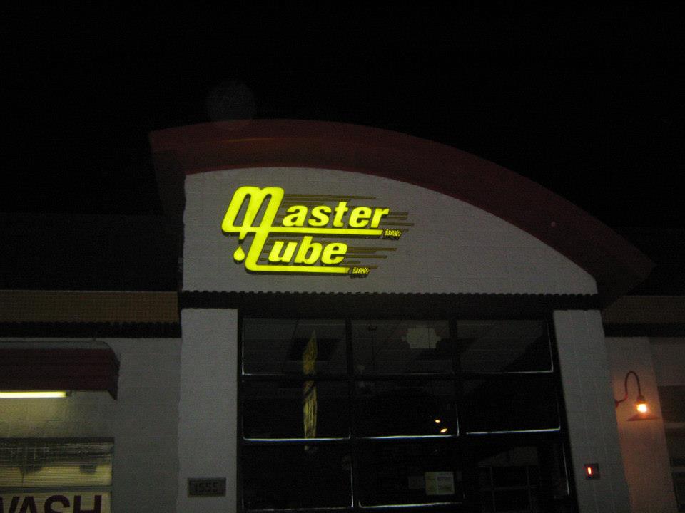 Master Lube Sign