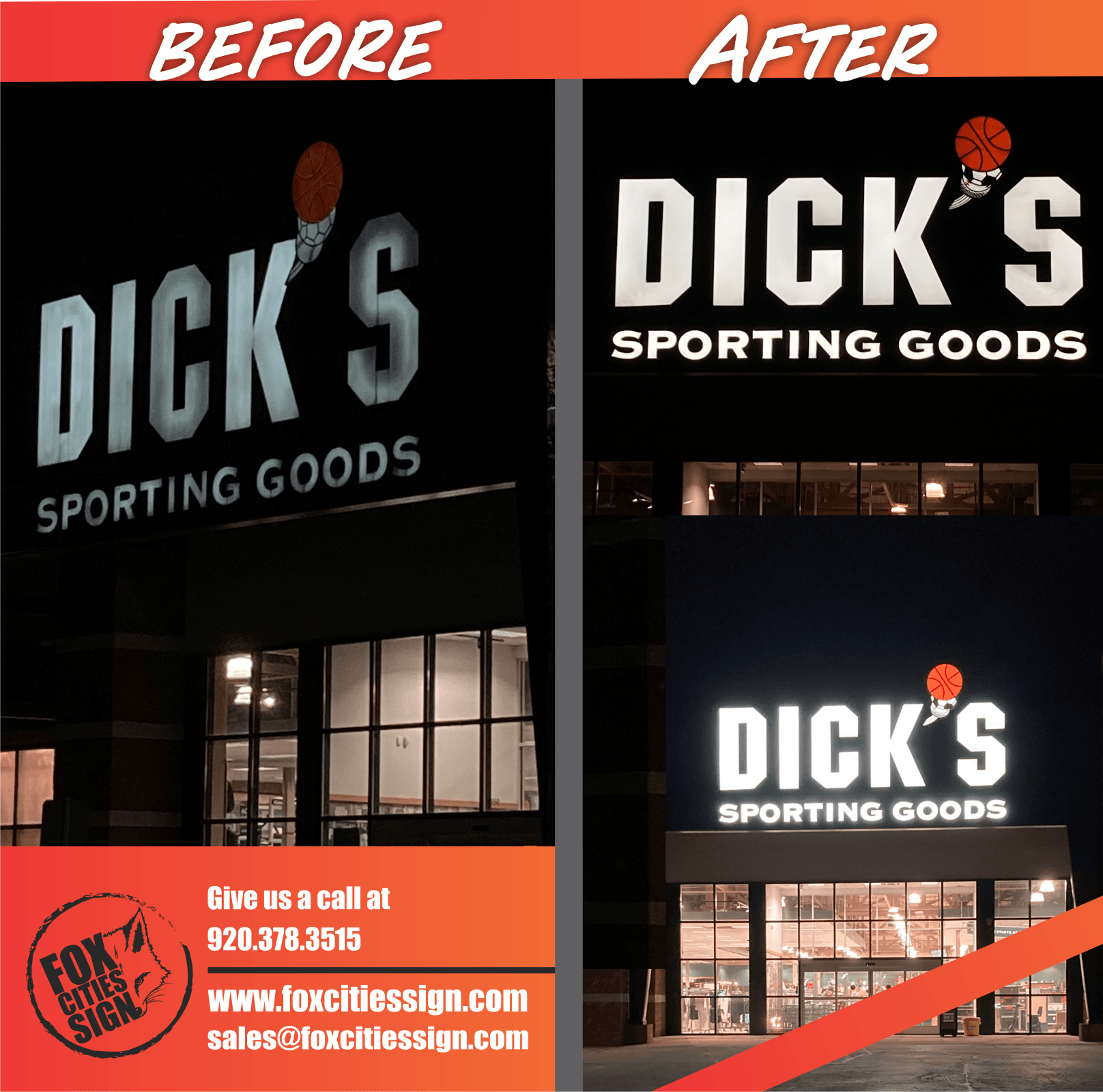 Dick's Sporting Goods sign