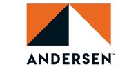 Andersen logo with orange, black, and white geometric emblem above the word “ANDERSEN”