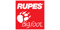 RUPES BigFoot logo on a red square with a white paw print