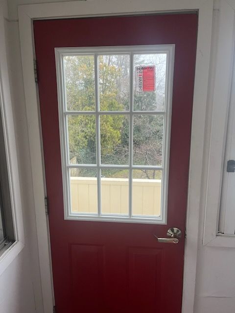 Door kit fixed glass after