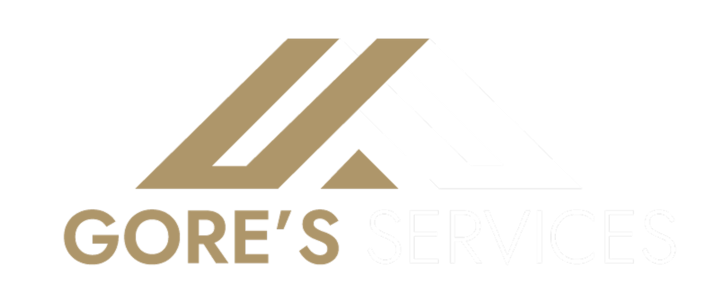 Gold and light gray “GORE’S LIVERS” logo on a white background