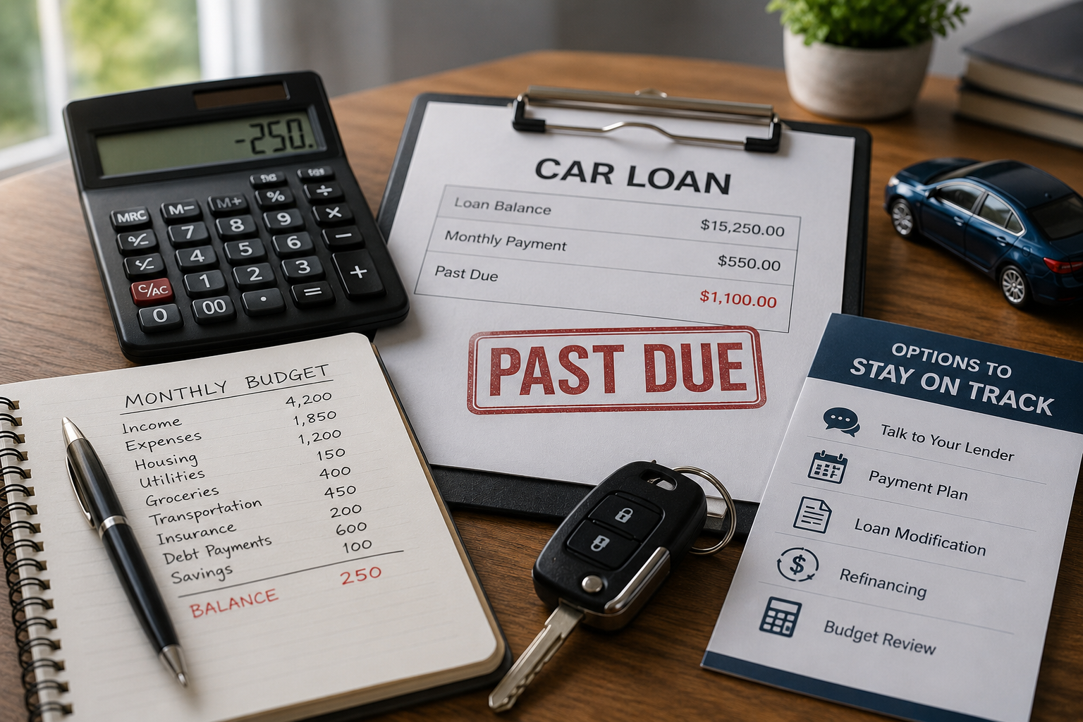Pas due car loan notice