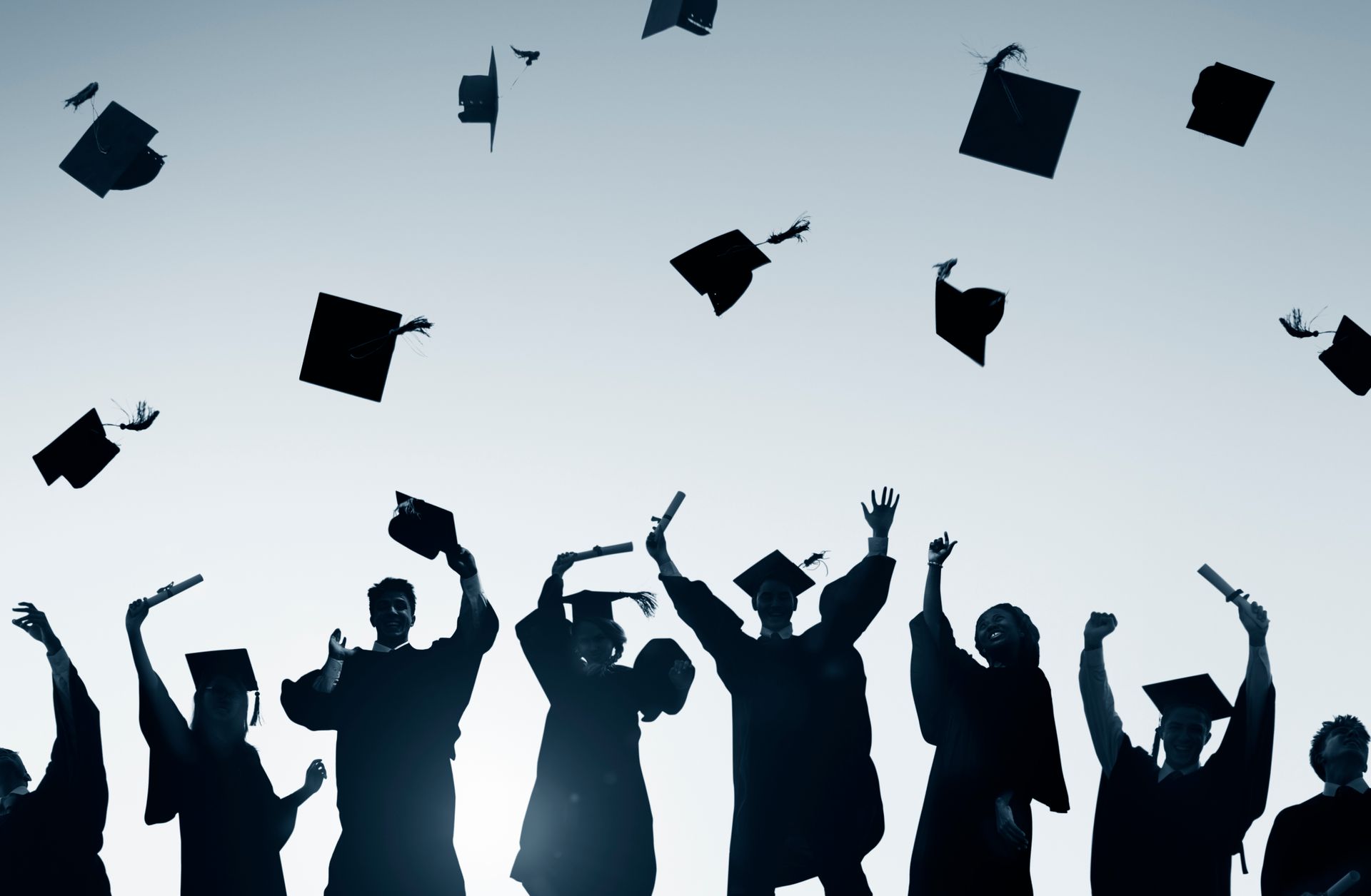 College Students graduating
