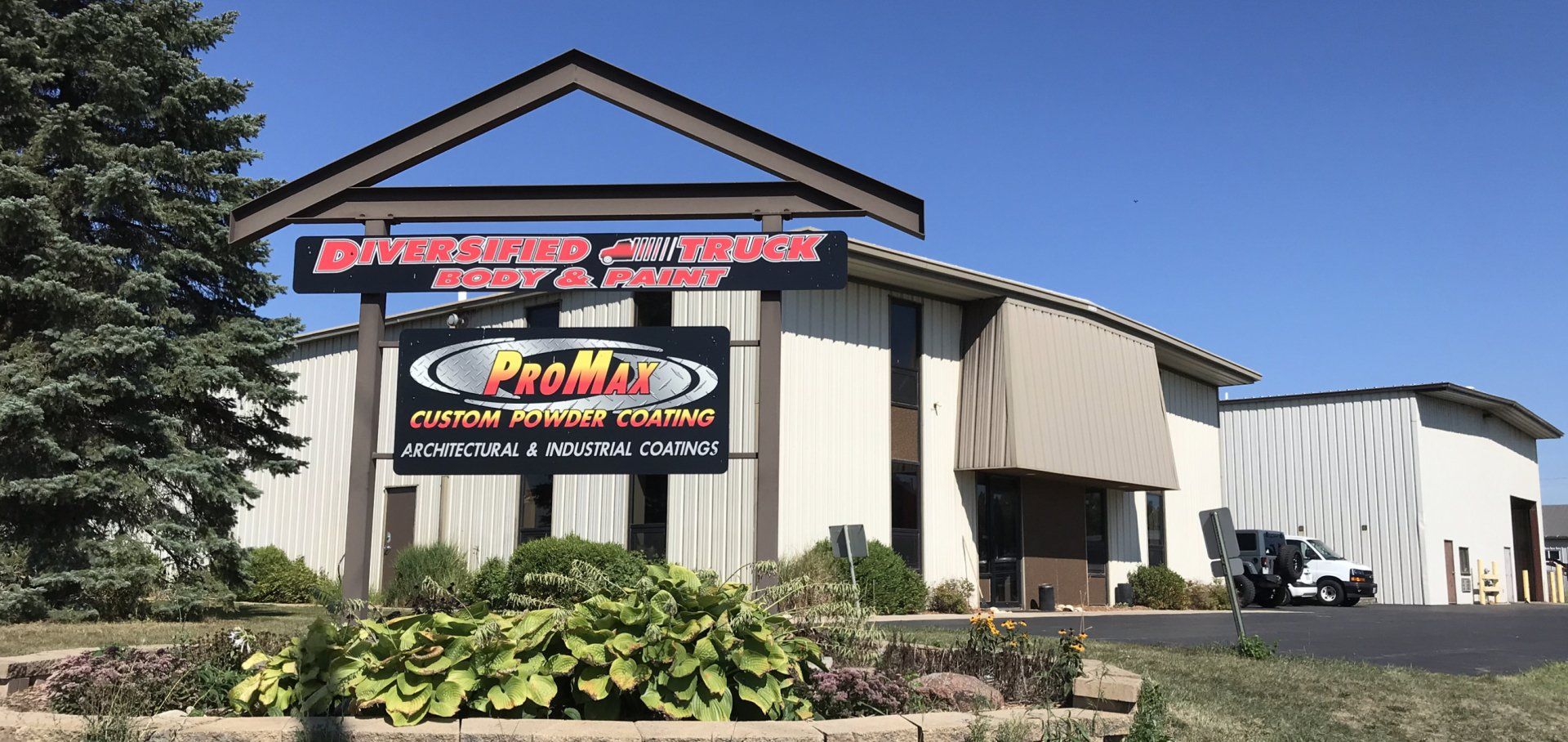 Promax Powder Coating building and signage