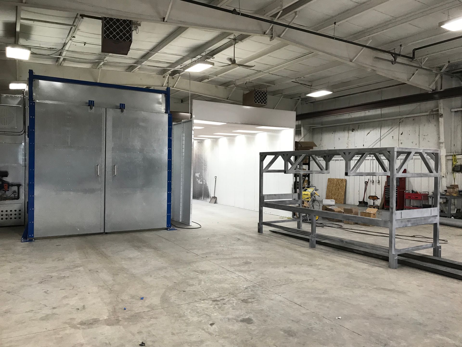 Industrial powder coating