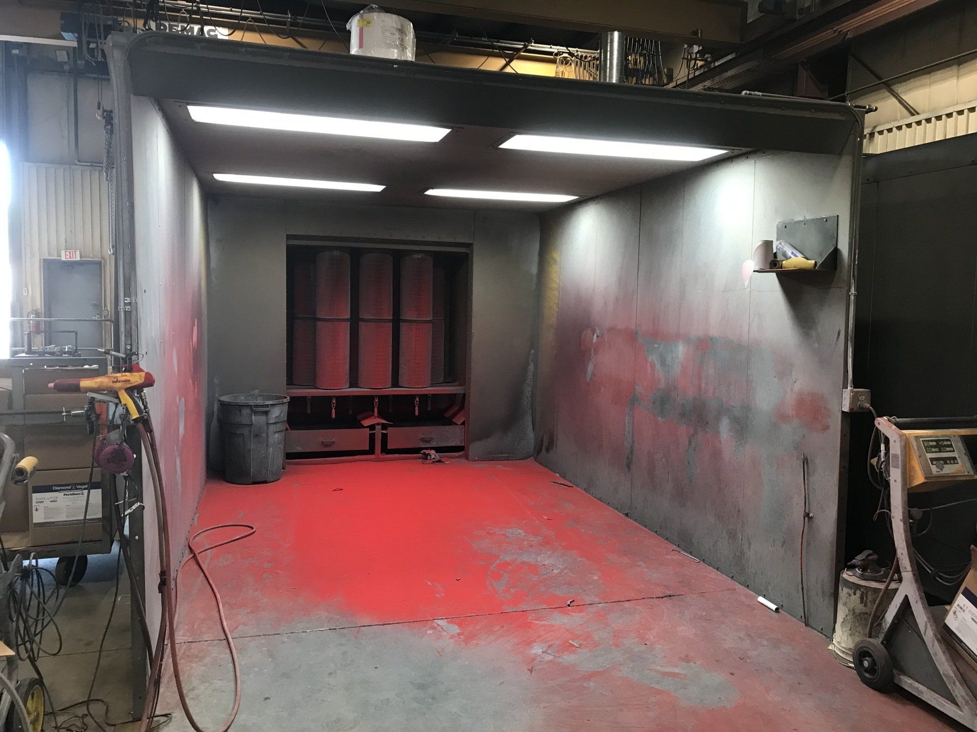 power coating area