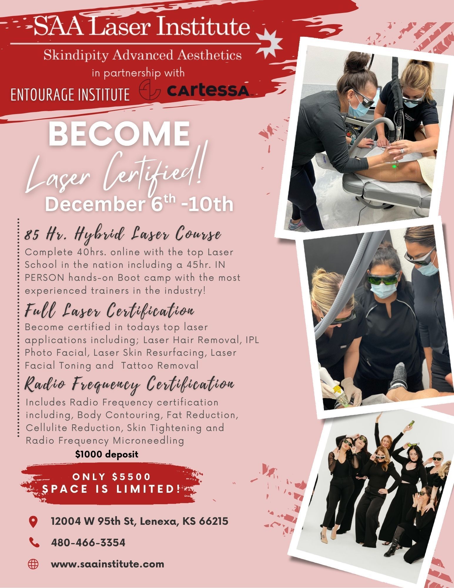 85 Hour Hybrid Super Pulse Laser Training Class in Arizona