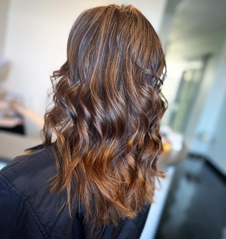 Hair coloring with dressing