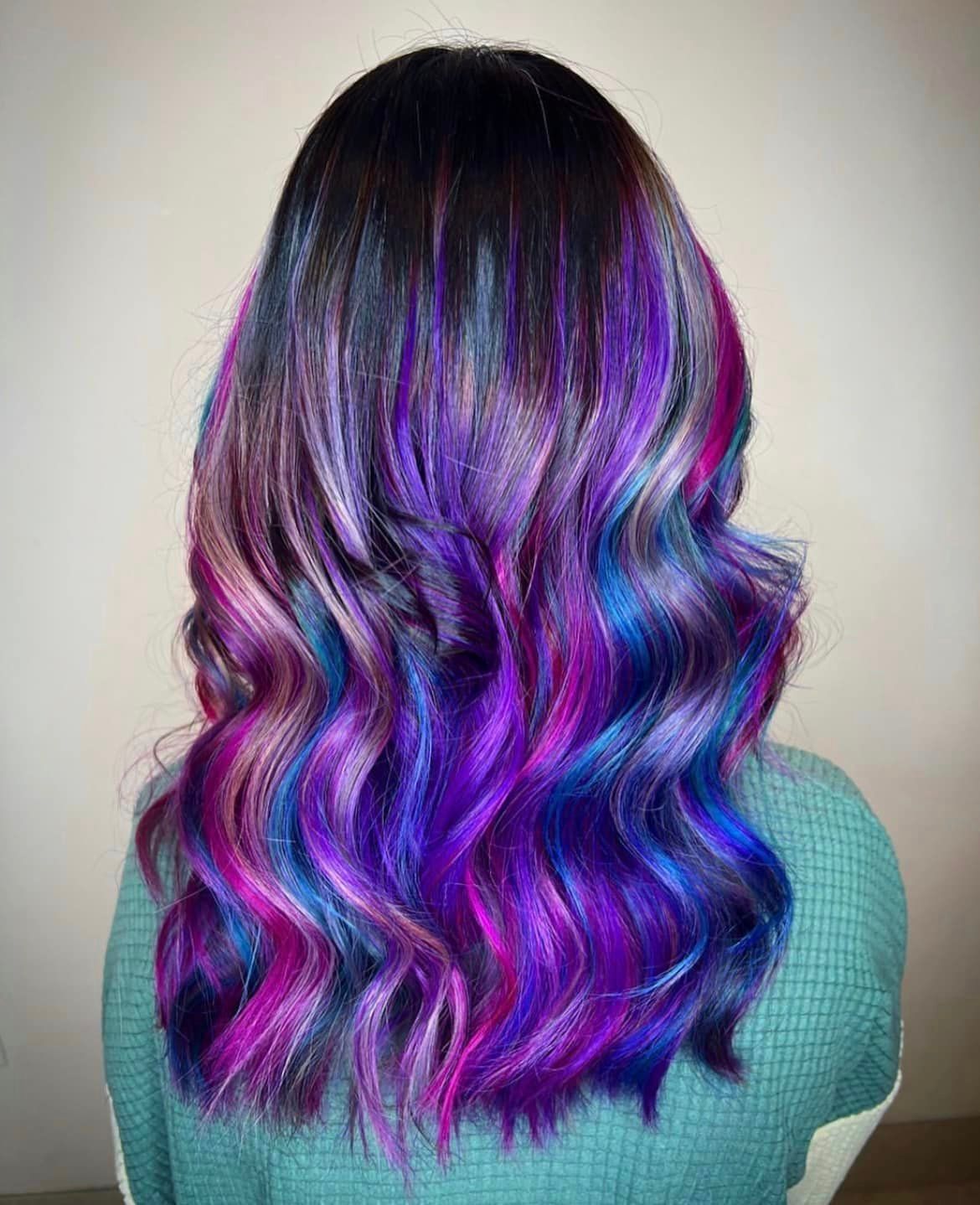 Hair coloring with dressing