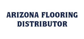 Arizona Flooring Distributor text logo in dark blue.