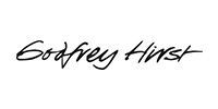 Godfrey Hirst logo in black script.