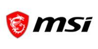 MSI logo: red shield with white dragon and 