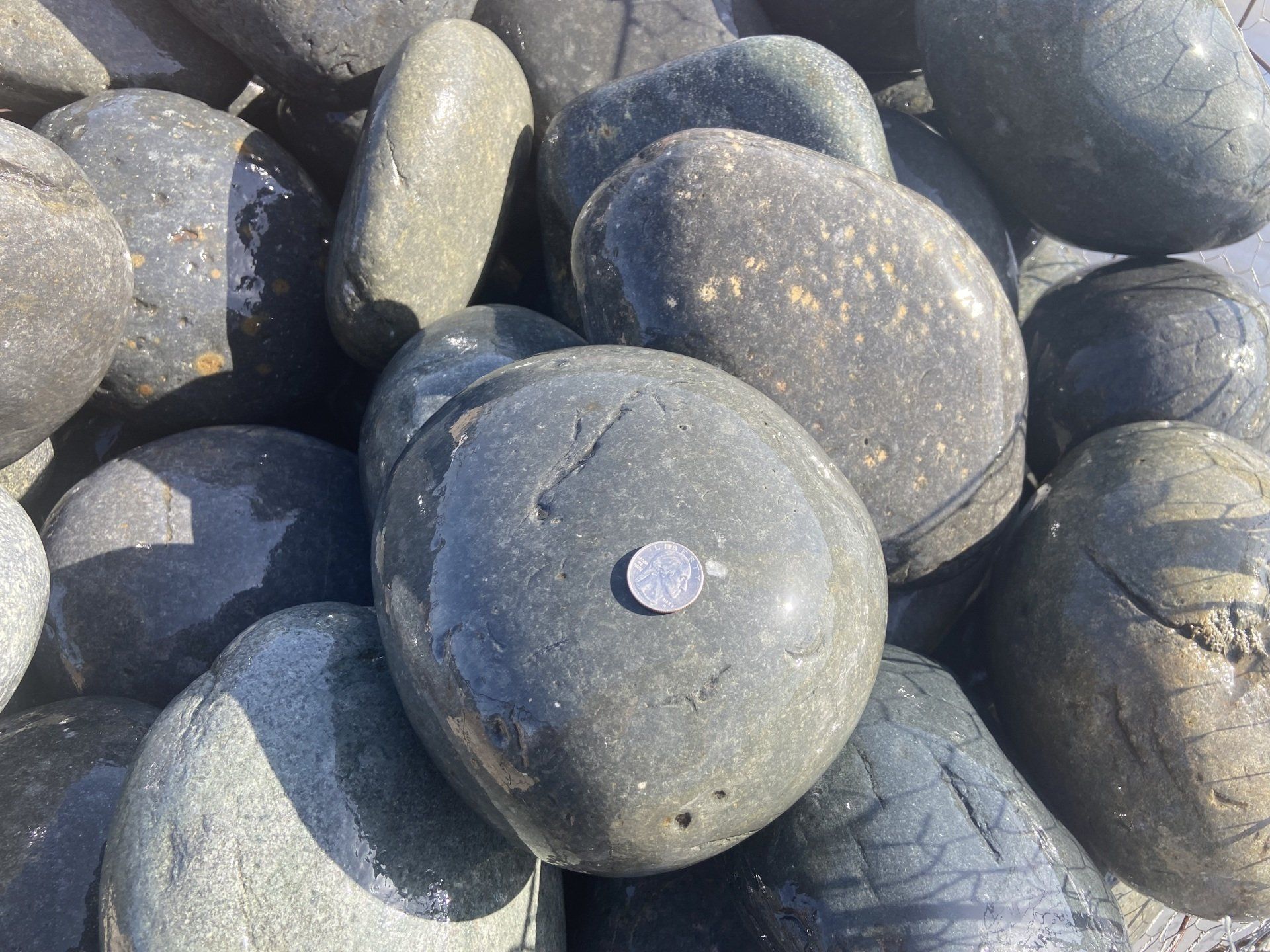 Mexican Beach Cobble Grey 6-8
