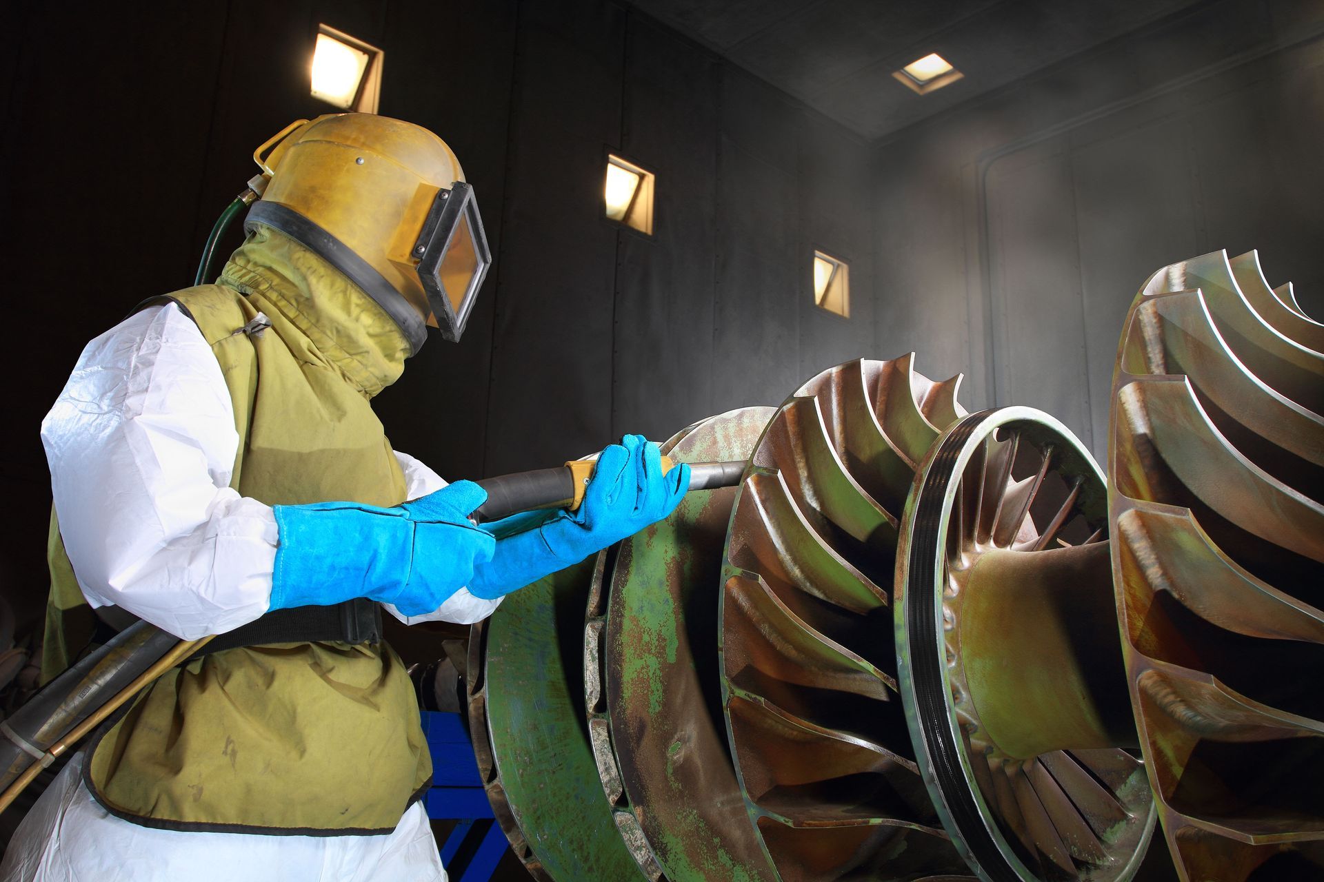 sandblasting