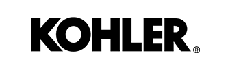 KOHLER logo in black.