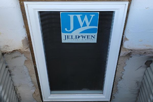 Newly installed egress window