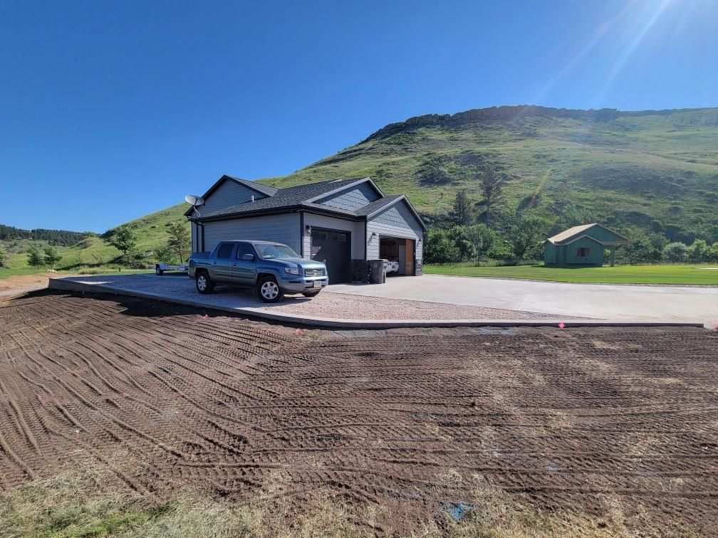 Finished retaining wall project