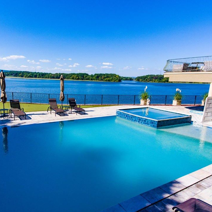swimming pool with beautiful view